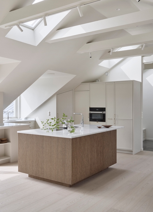 Vindsrenovering vid Karlaplan