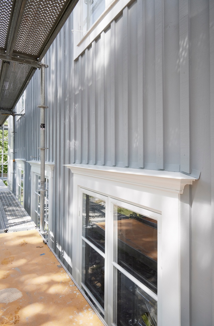 Stocksundsvilla fasadrenovering