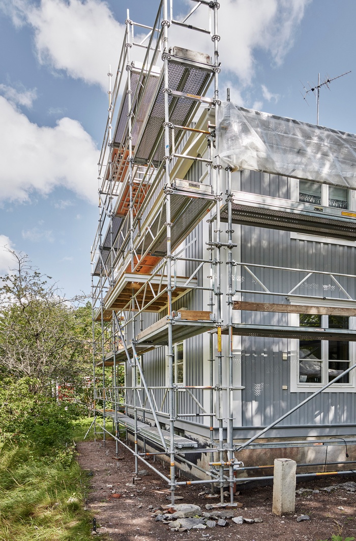 Stocksundsvilla fasadrenovering