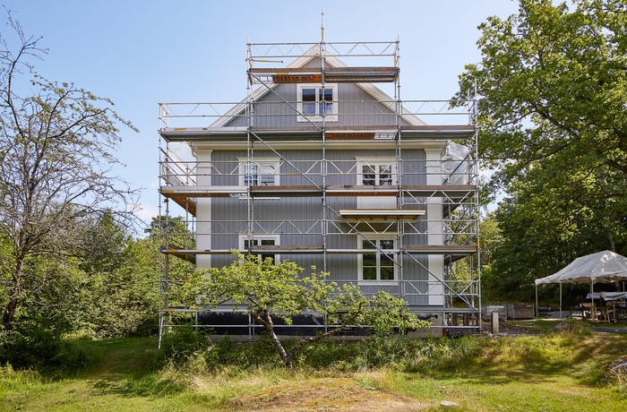 Stocksundsvilla fasadrenovering