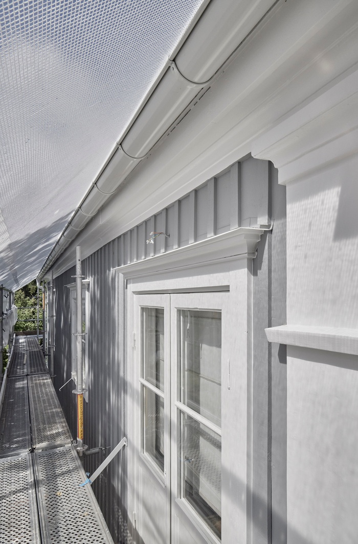 Stocksundsvilla fasadrenovering