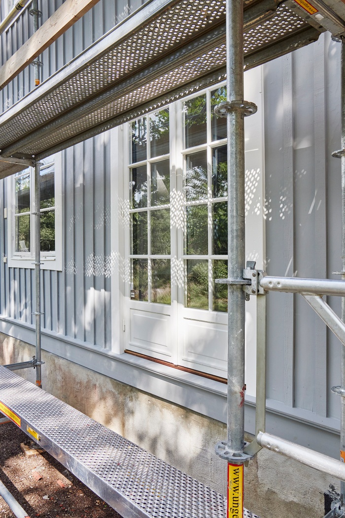 Stocksundsvilla fasadrenovering