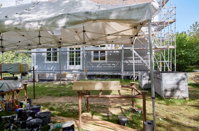 Stocksundsvilla fasadrenovering