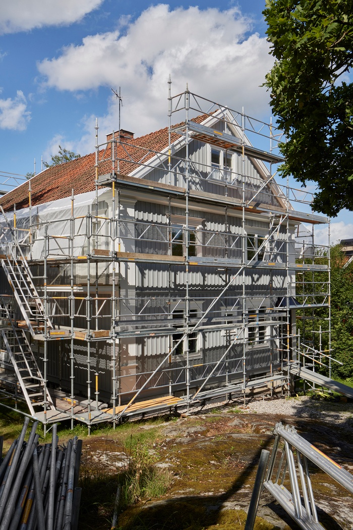 Stocksundsvilla fasadrenovering
