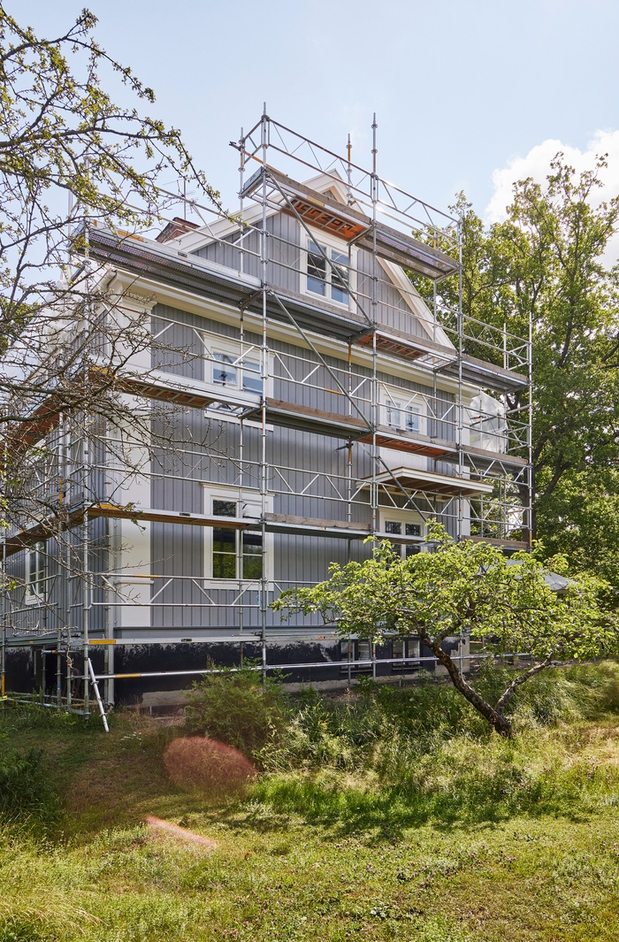 Stocksundsvilla fasadrenovering