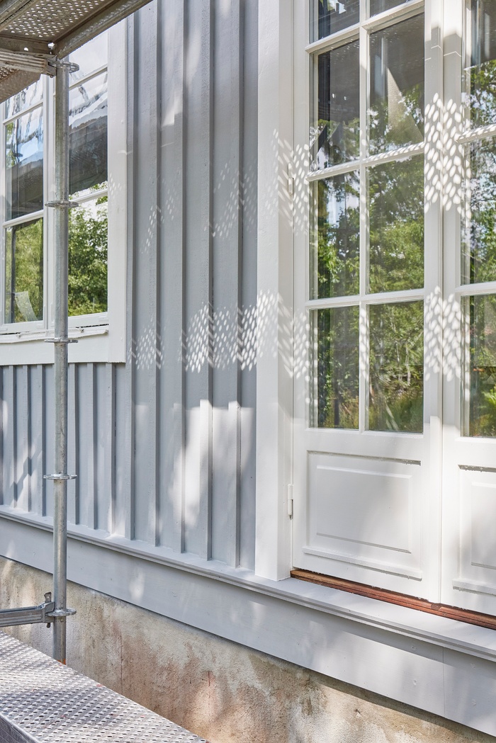 Stocksundsvilla fasadrenovering
